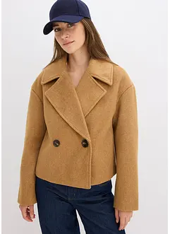 Bunda na přechodné období ve vlněném vzhledu, bonprix