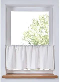Vitrážková záclona z organické bavlny, bonprix