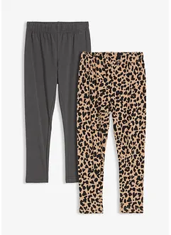 Legíny z elastické směsi s organickou bavlnou (2 ks v balení), bonprix