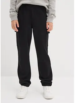Joggingové cargo kalhoty z čisté organické bavlny, bonprix
