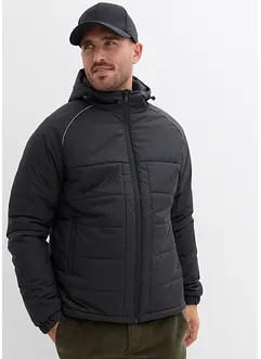 Vatovaná prošívaná bunda s kapucí, bonprix