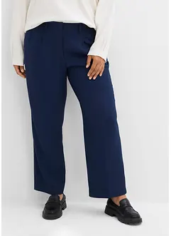 Široké 7/8 kalhoty z elastické směsi s organickou bavlnou, bonprix