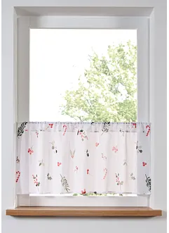 Vitrážková záclona s vánočním motivem, bonprix