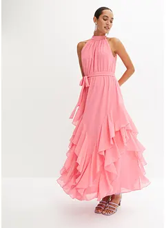 Šifonové šaty s volány, bonprix