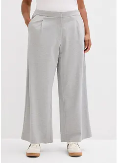 Volné kalhoty se širokými nohavicemi, ze směsi s viskózou, bonprix