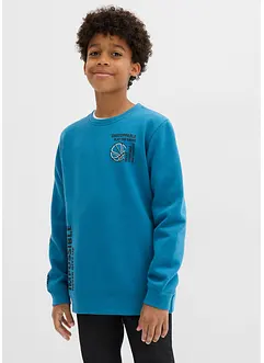 Mikina z měkké bavlněné směsi, bonprix