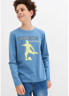 Triko s dlouhým rukávem, z čisté organické bavlny, bonprix