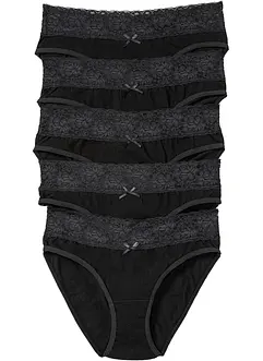 Kalhotky s krajkou (5 ks v balení), bonprix