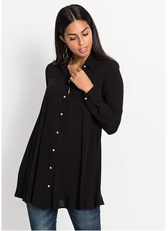 Halenka s knoflíkovou lištou s perličkami, bonprix