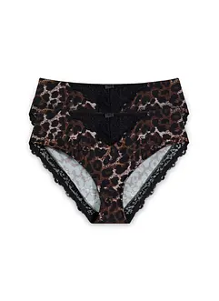 Maxikalhotky s jemnou krajkou (2 ks v balení), bonprix