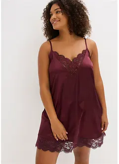 Saténové negližé s lesklým efektem, bonprix