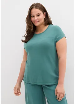 Svetr bez rukávů z měkké směsi s viskózou, bonprix