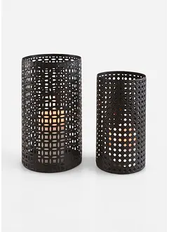 Svícny na čajovou svíčku (2dílná souprava), bonprix