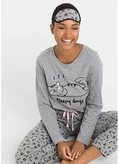 Pyžamo s maskou na spaní, bonprix