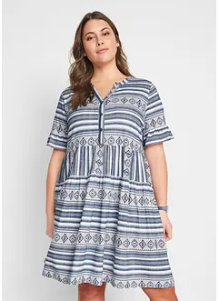 Úpletové šaty ze splývavé viskózové směsi, bonprix