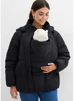 Těhotenská prošívaná bunda s nosicí vsadkou, vodoodpudivá 3 v 1, bonprix