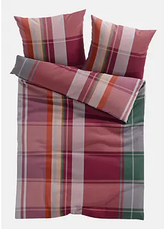 Souprava povlečení s kostkovaným vzorem, bonprix