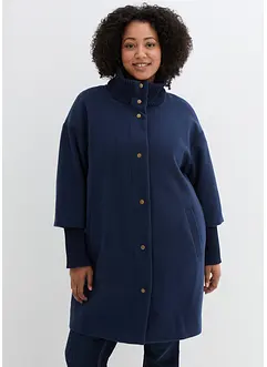 Krátký kabát ve vlněném vzhledu, bonprix