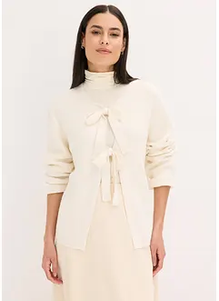 Pletený kabátek z bavlněné směsi, bonprix