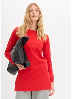 Dlouhý svetr s recyklovanou bavlnou, bonprix