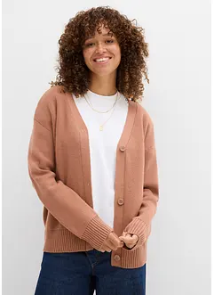 Kabátek z jemné žebrované pleteniny Milano, bonprix