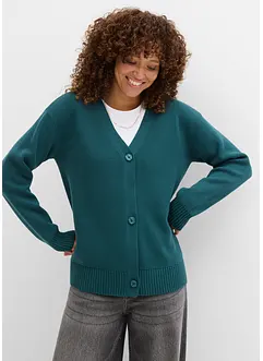 Kabátek z jemné žebrované pleteniny Milano, bonprix