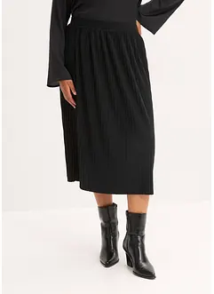 Žerzejová sukně ze splývavé viskózové směsi, bonprix