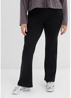 Kalhoty do zvonu, z organické bavlny se strečem, bonprix