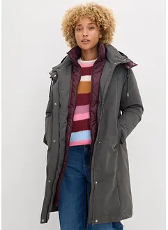 Nepromokavá outdoorová bunda, vzhled 2 v 1, bonprix