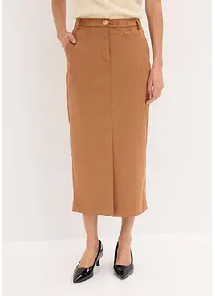 Pouzdrová sukně z imitace velurové kůže, bonprix