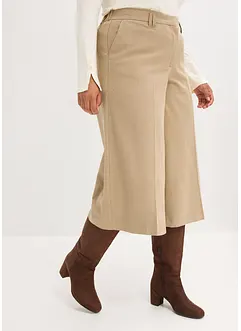 Kalhoty se vzorem rybí kosti a s vlněným vzhledem, bonprix