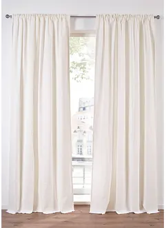 Závěs z organické bavlny, klasický a extra dlouhý (1 ks v balení), bonprix