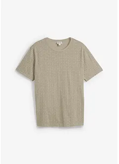 Tričko s drobným potiskem, z čisté organické bavlny, bonprix