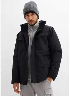 Nepromokavá funkční bunda se srolovatelnou kapucí a nárameníky, bonprix