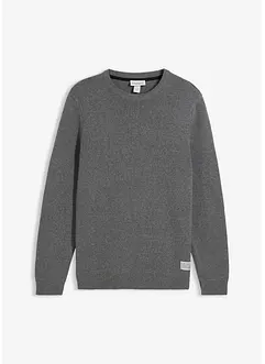 Svetr z jemné pleteniny s recyklovanou bavlnou, bonprix