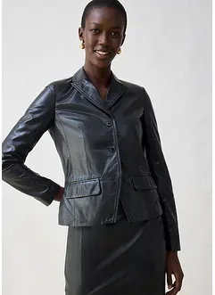 Krátký blejzr z jehněčí kůže napa, bonprix