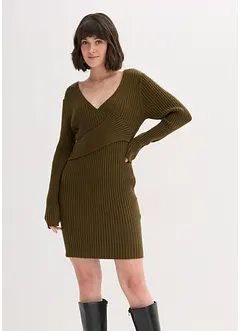 Pletené šaty z viskózové směsi, bonprix