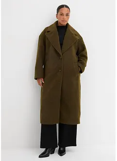 Jednořadý oversize kabát, bonprix