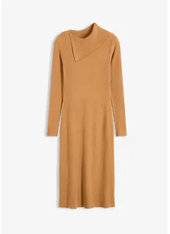 Pletené šaty ze splývavé viskózové směsi, bonprix