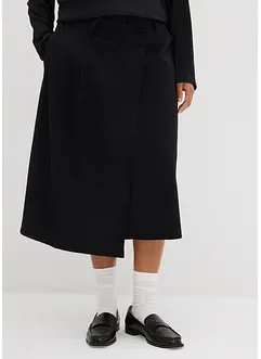 Midi sukně z viskózové směsi, bonprix