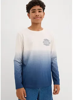 Triko s dlouhým rukávem, z čisté organické bavlny, bonprix