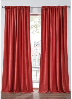 Sametový závěs z organické bavlny (1 ks v balení), bonprix