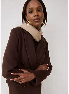 Blejzrový kabát z měkké vlněné směsi, bonprix