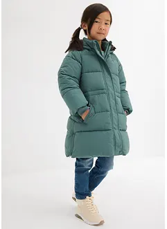 Prošívaný kabát s hřejivou podšívkou a reflexními detaily, bonprix