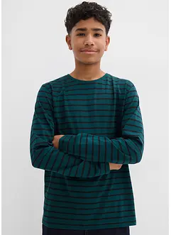 Tričko s dlouhým rukávem, z čisté organické bavlny (2 ks v balení), bonprix