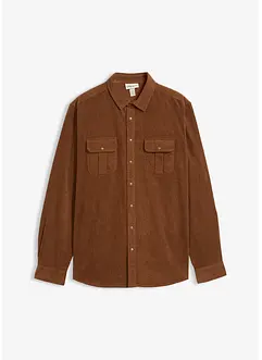 Strečová manšestrová košile s bavlnou, bonprix