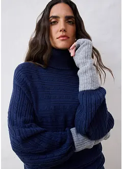 Vlněné návleky na ruce s alpakou, bonprix