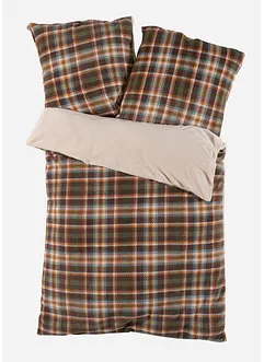 Oboustranné povlečení Cashmere Touch s kostkovaným designem, bonprix