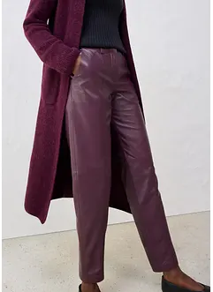 Kožené kalhoty z nappa jehnětiny, bonprix