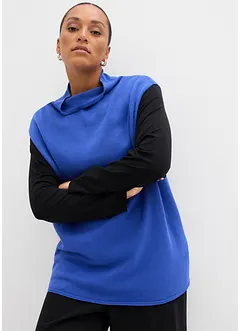 Svetr bez rukávů z čisté bavlny, bonprix